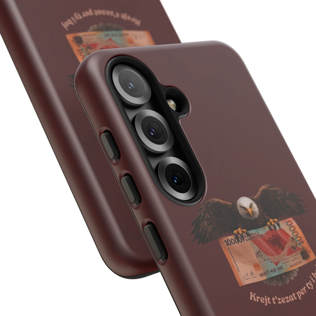"Krejt t'zezat për ty i boj" Albanian Tough Phone Case