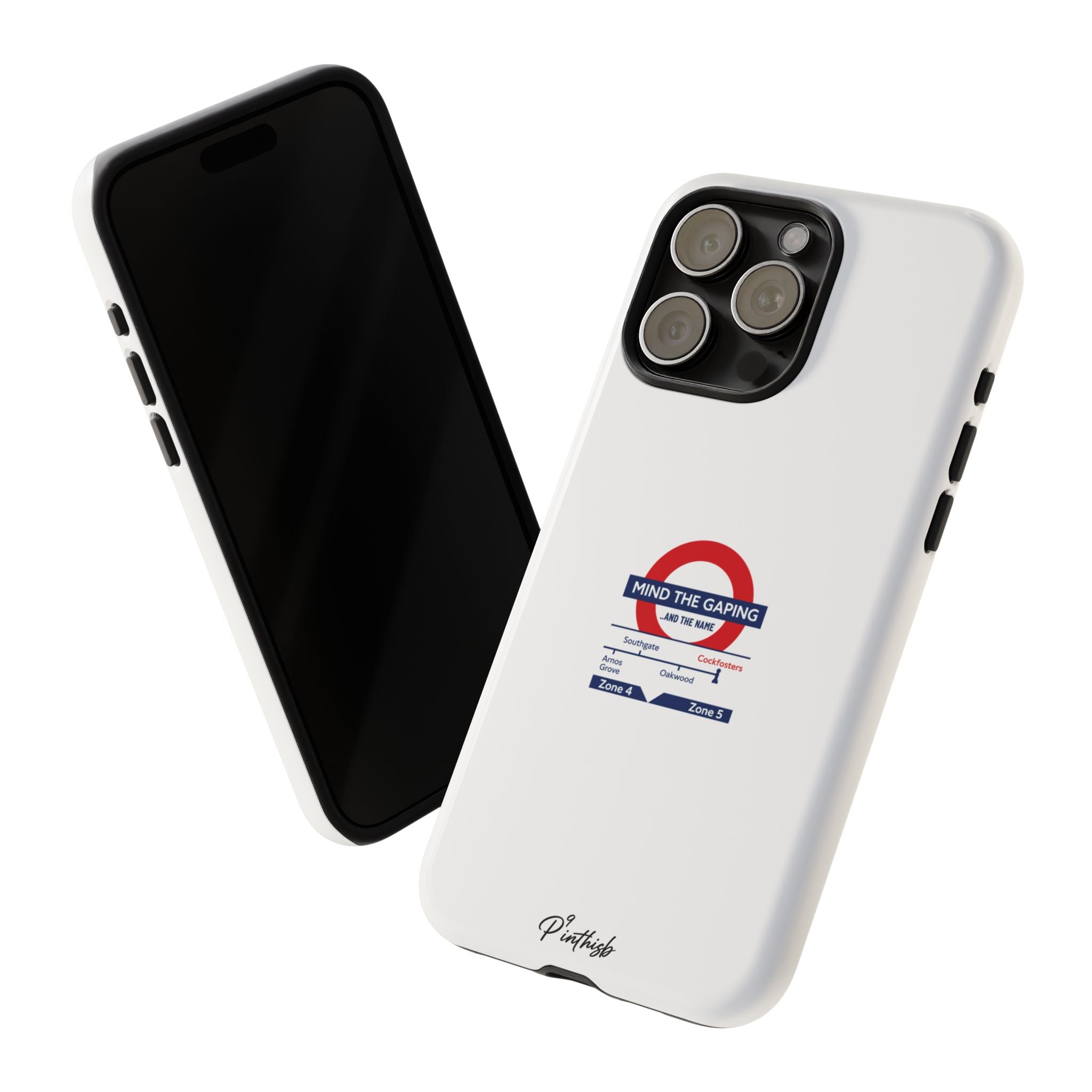 "Mind the Gaping" London Tube Parody Phone Case