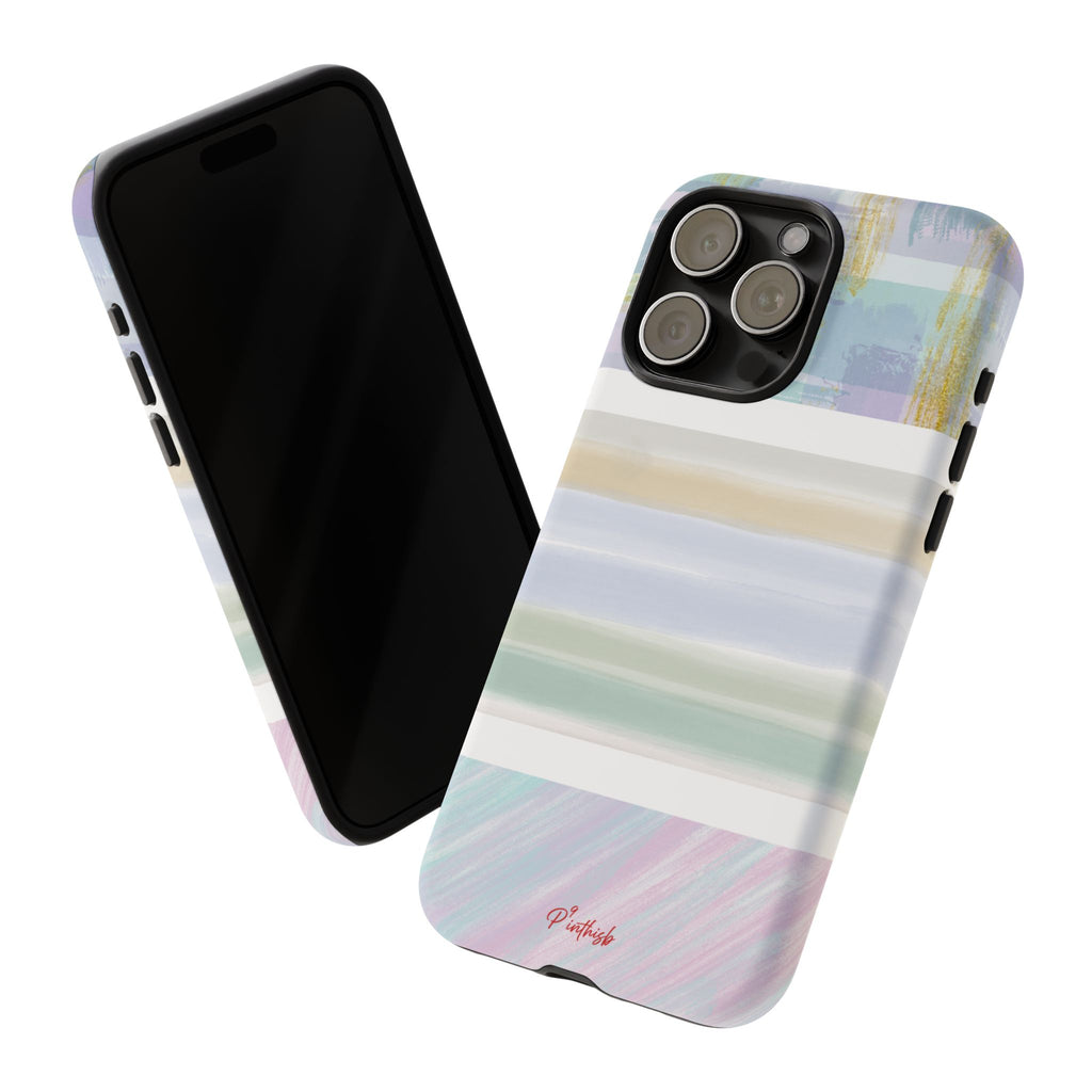 Pastel Stripe Tough Phone Case