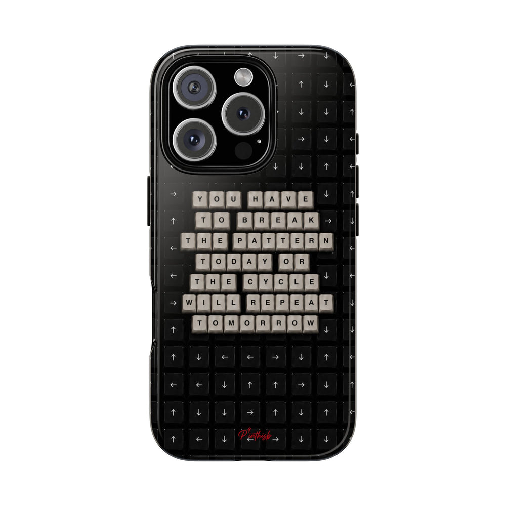"Break the pattern" Keyboard Tough Case