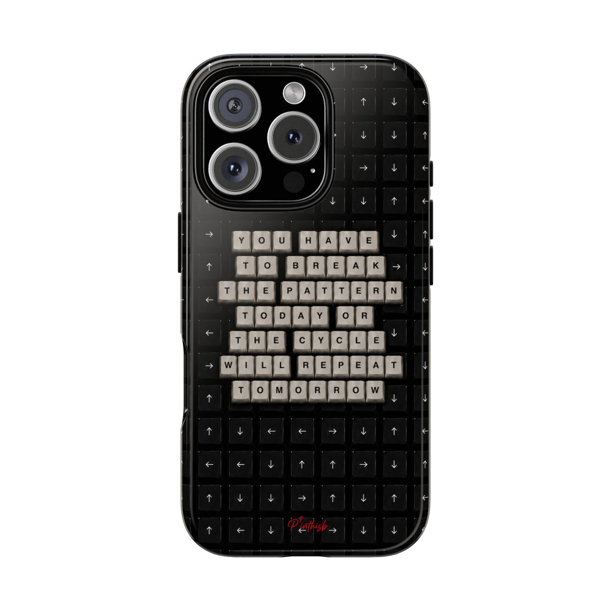 "Break the pattern" Keyboard Tough Case
