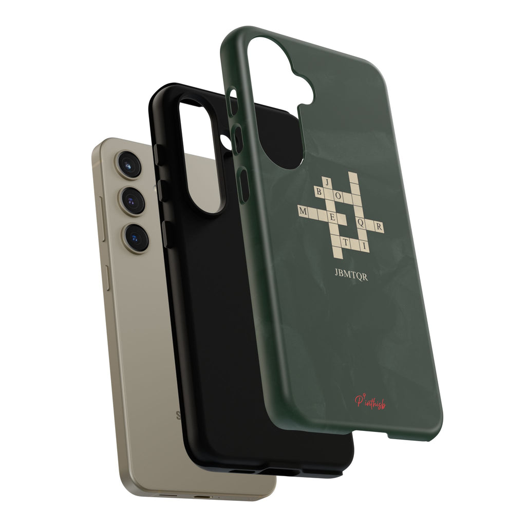 "JBMTQR crossword" Tough Phone Case