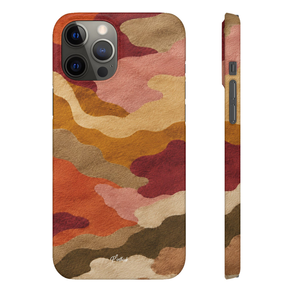 Watercolour Camo Snap Case