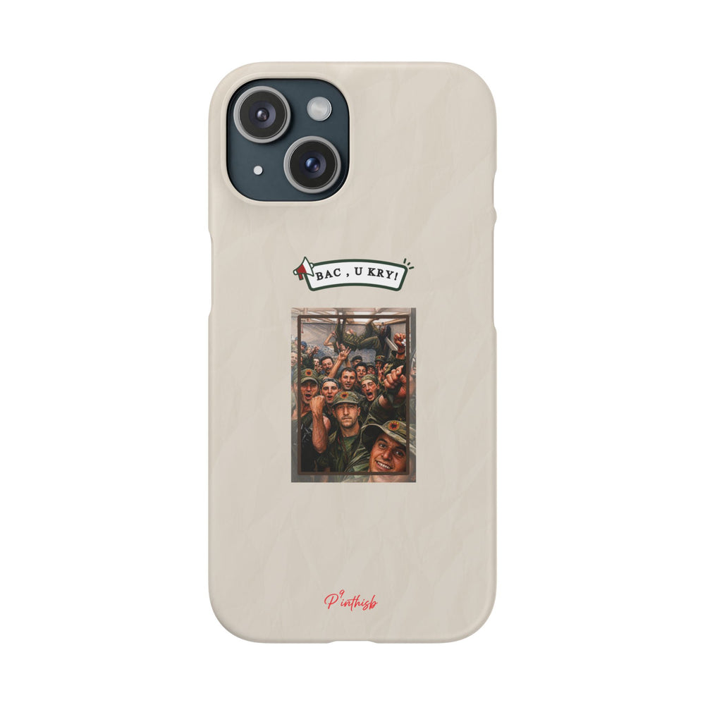 "BAC, U KRY!" Snap Case