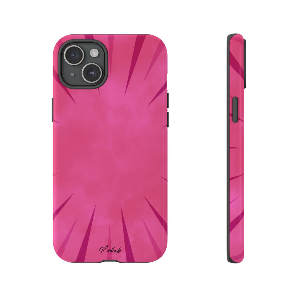 Pink Burst Tough Phone Case