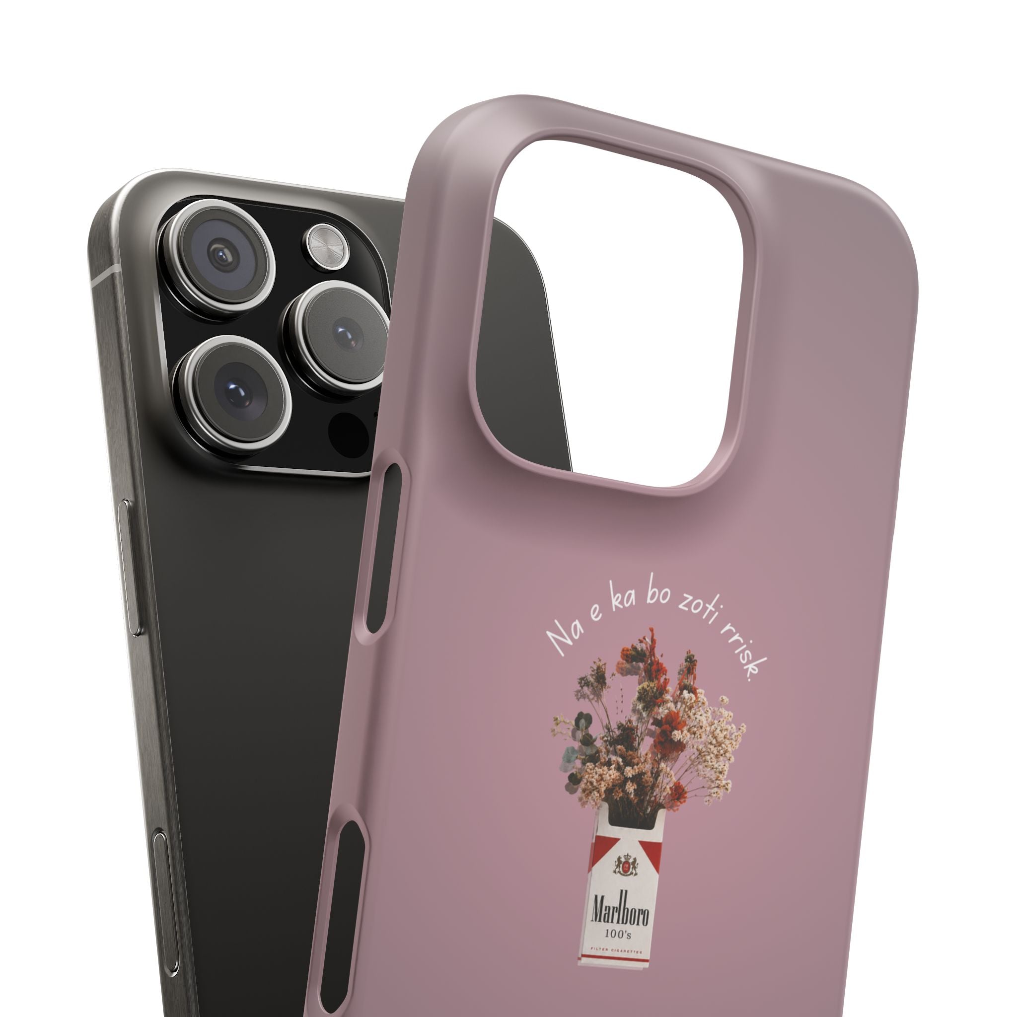 "Na e ka bo zoti rrisk." Snap Phone Case