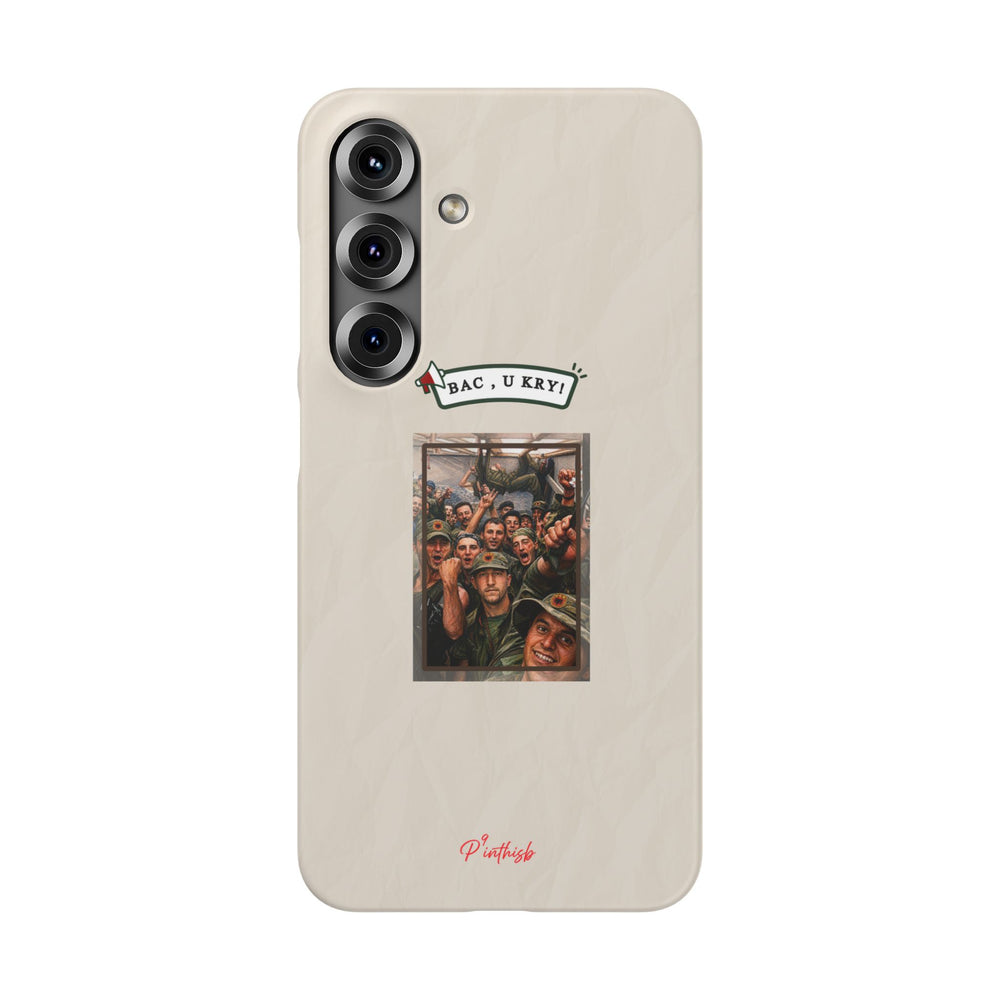 "BAC, U KRY!" Snap Case