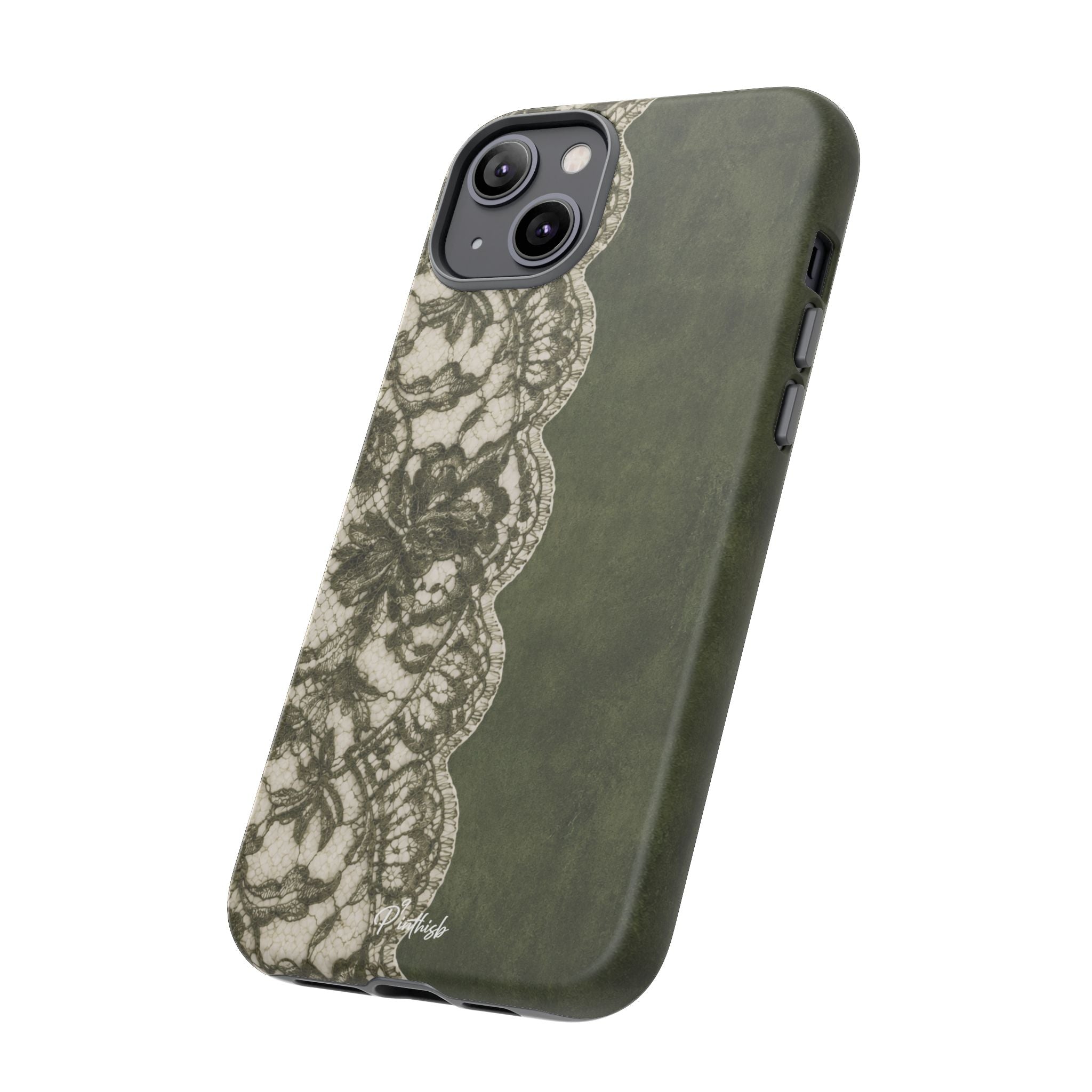 Olive Lace Tough Case