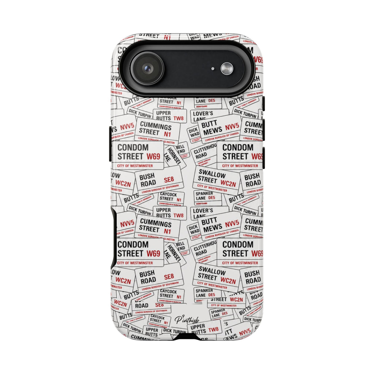 Cheeky London Street Signs Phone Case