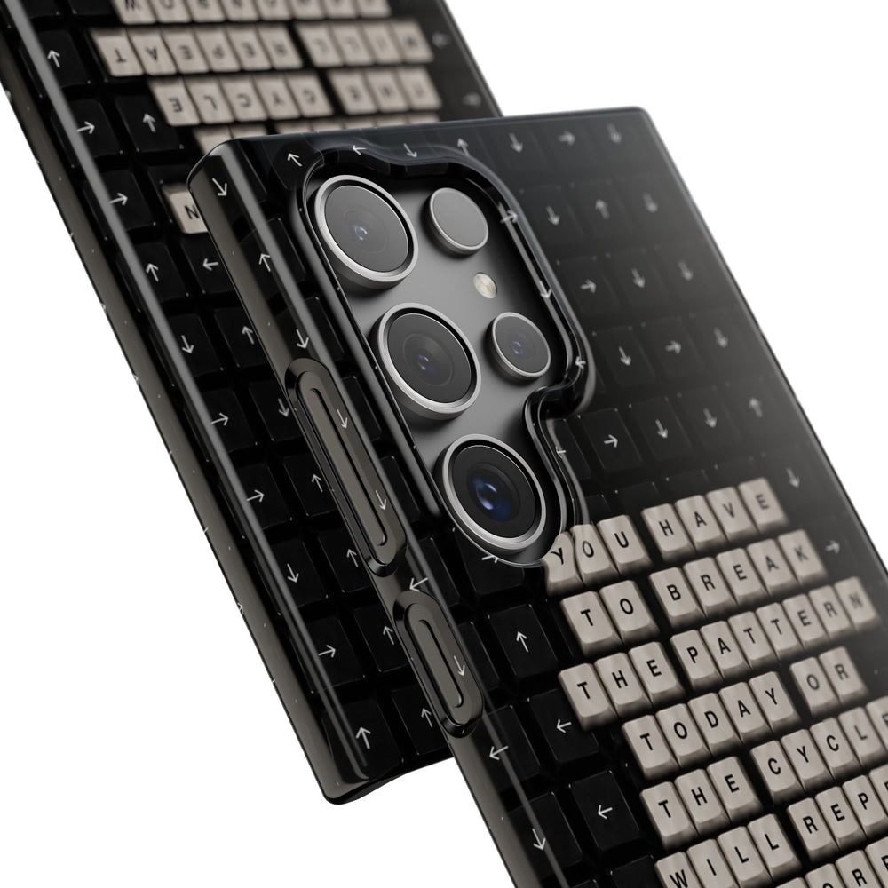 "Break the pattern" Keyboard Snap Case