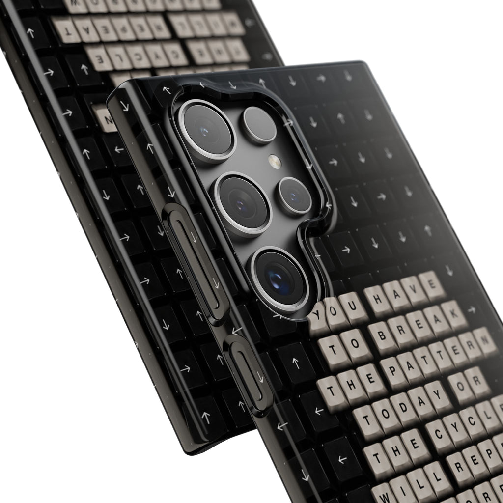 "Break the pattern" Keyboard Snap Case