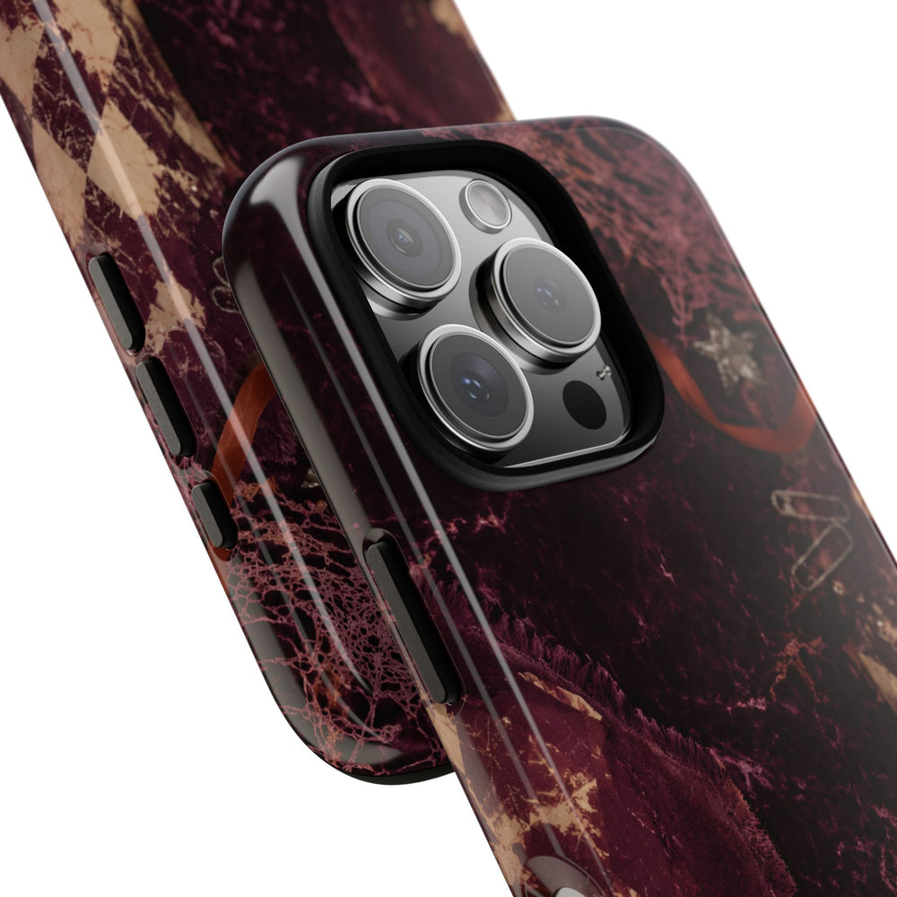 Dark Maroon Vintage Tough Case