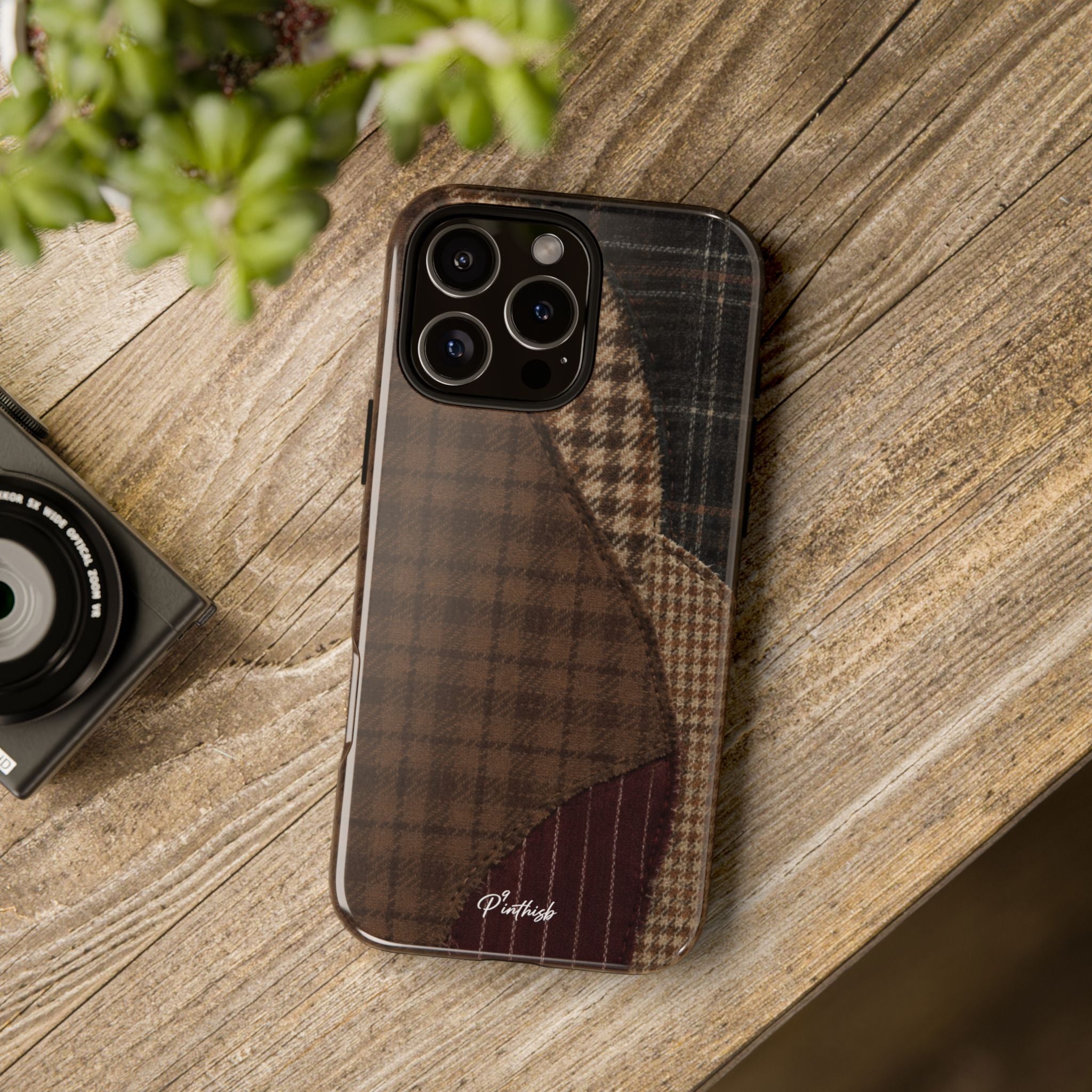 Rustic Brown Retro Tough Case