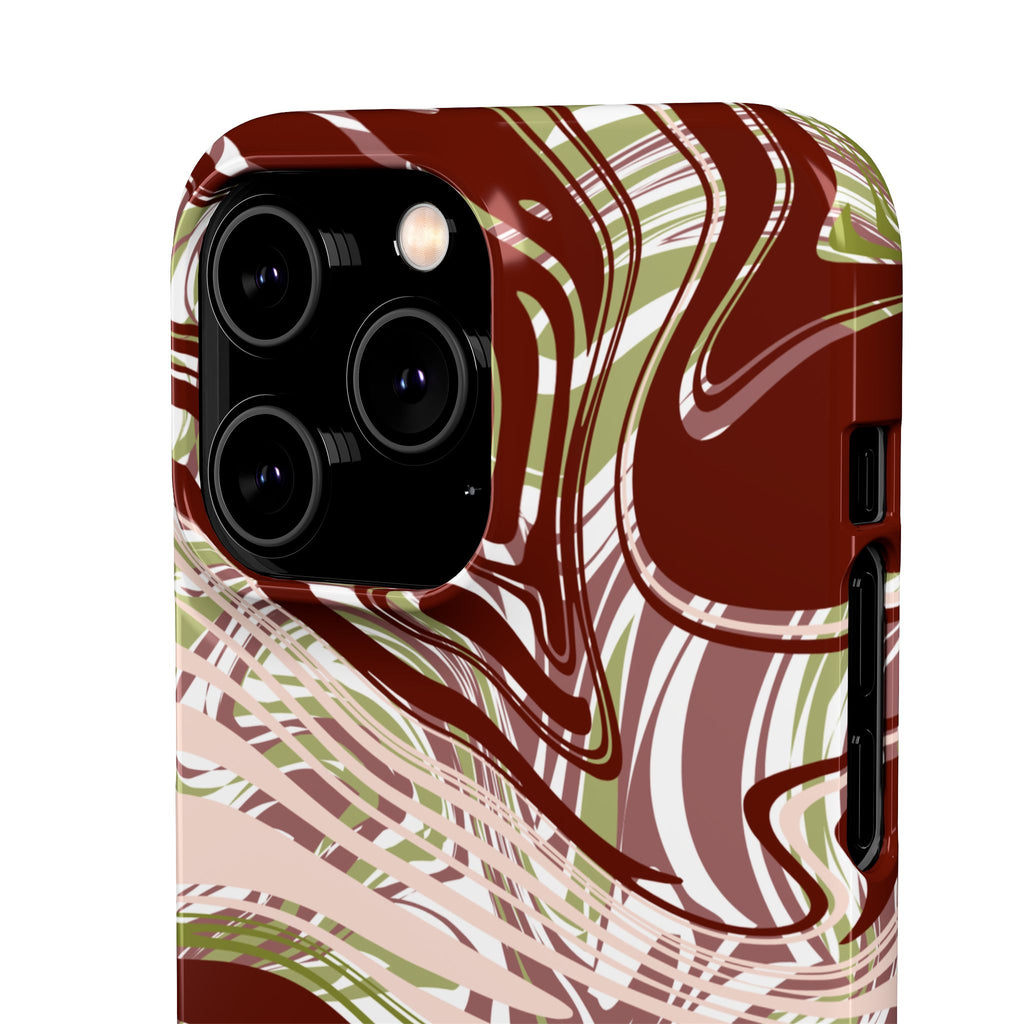 Abstract Marbled Snap Phone Case