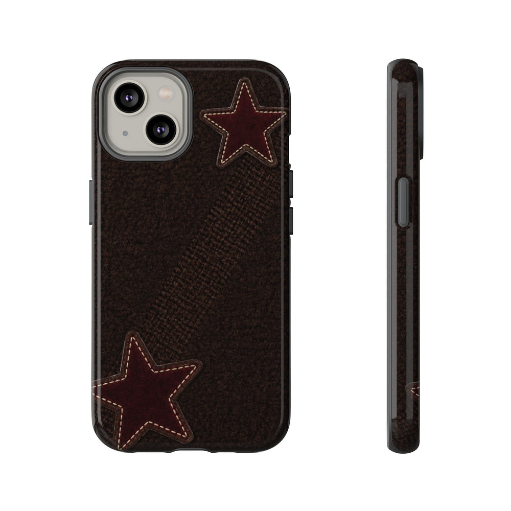 Rustic Stitched Star Phone Case