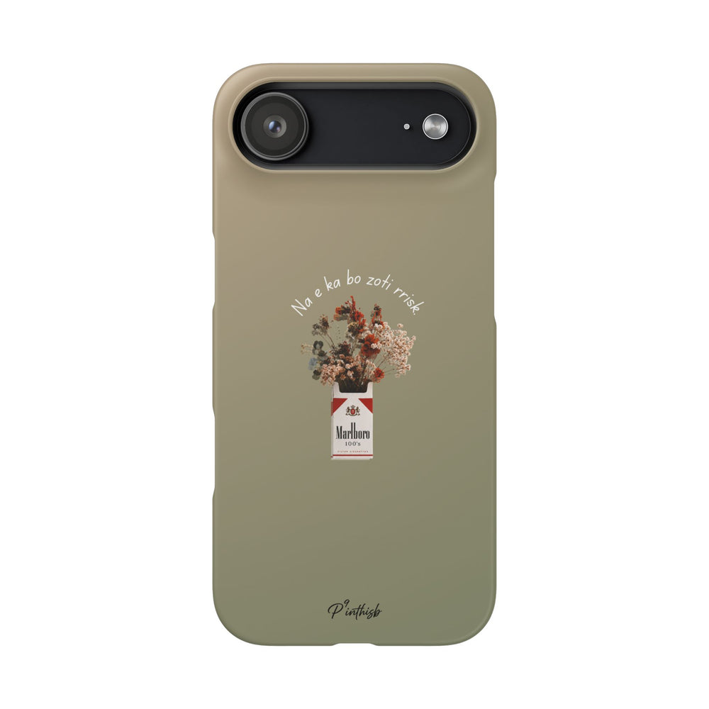 "Na e ka bo zoti rrisk." Snap Phone Case