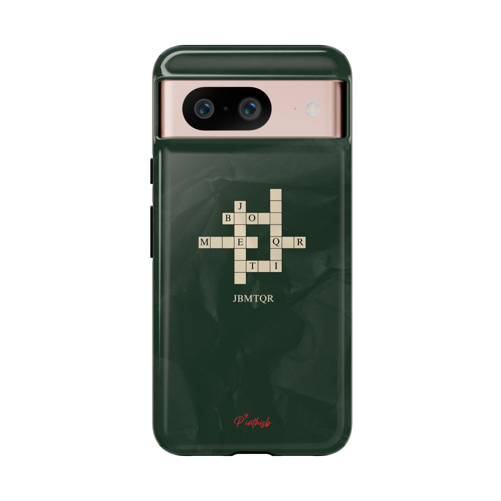 "JBMTQR crossword" Tough Phone Case