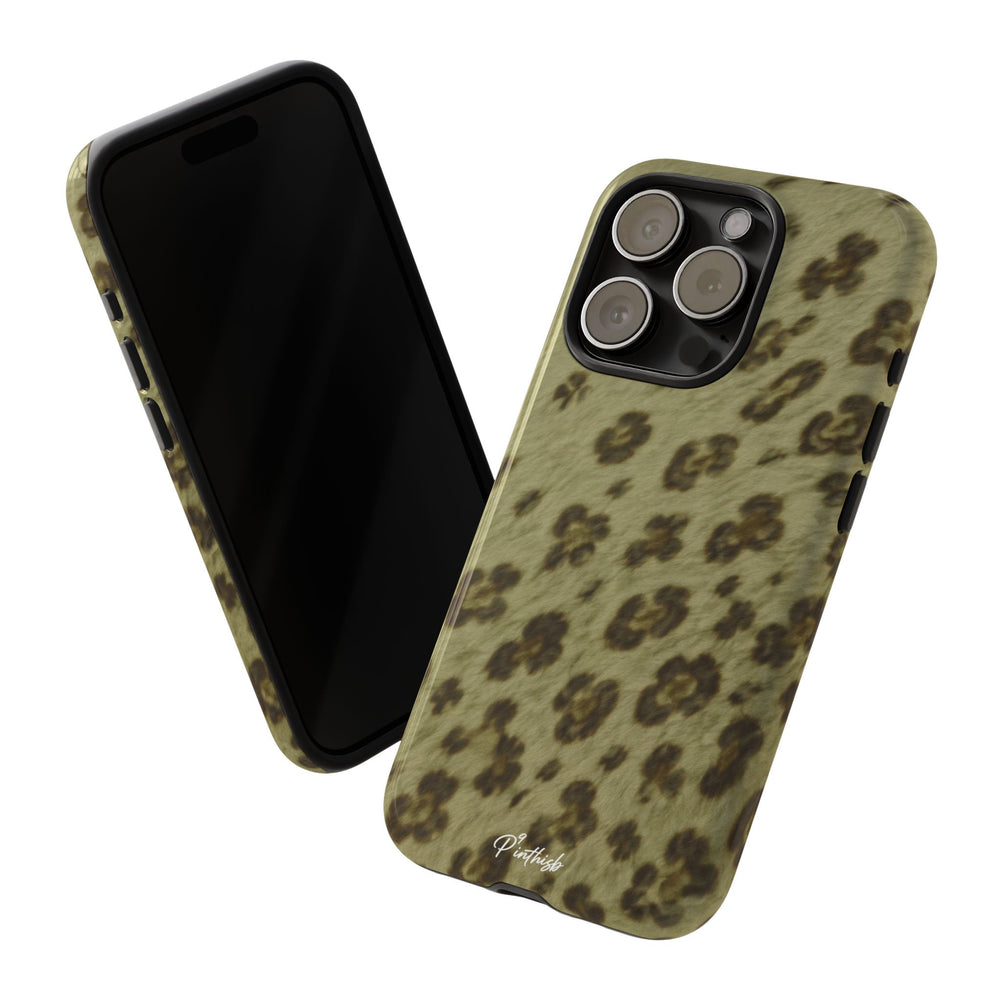 Olive Leopard Print Tough Case