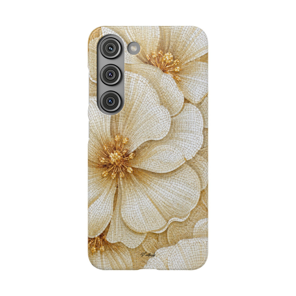 Floral Gold Bloom Snap Case