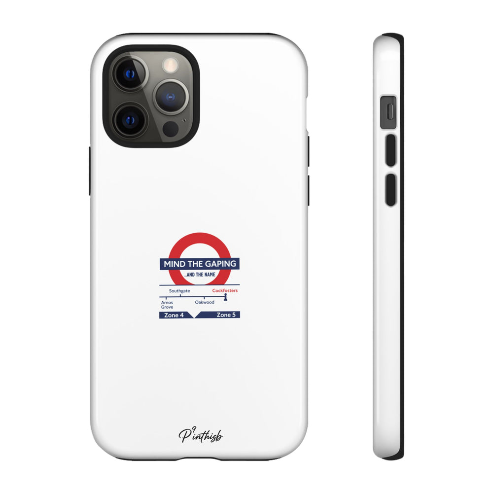 "Mind the Gaping" London Tube Parody Phone Case