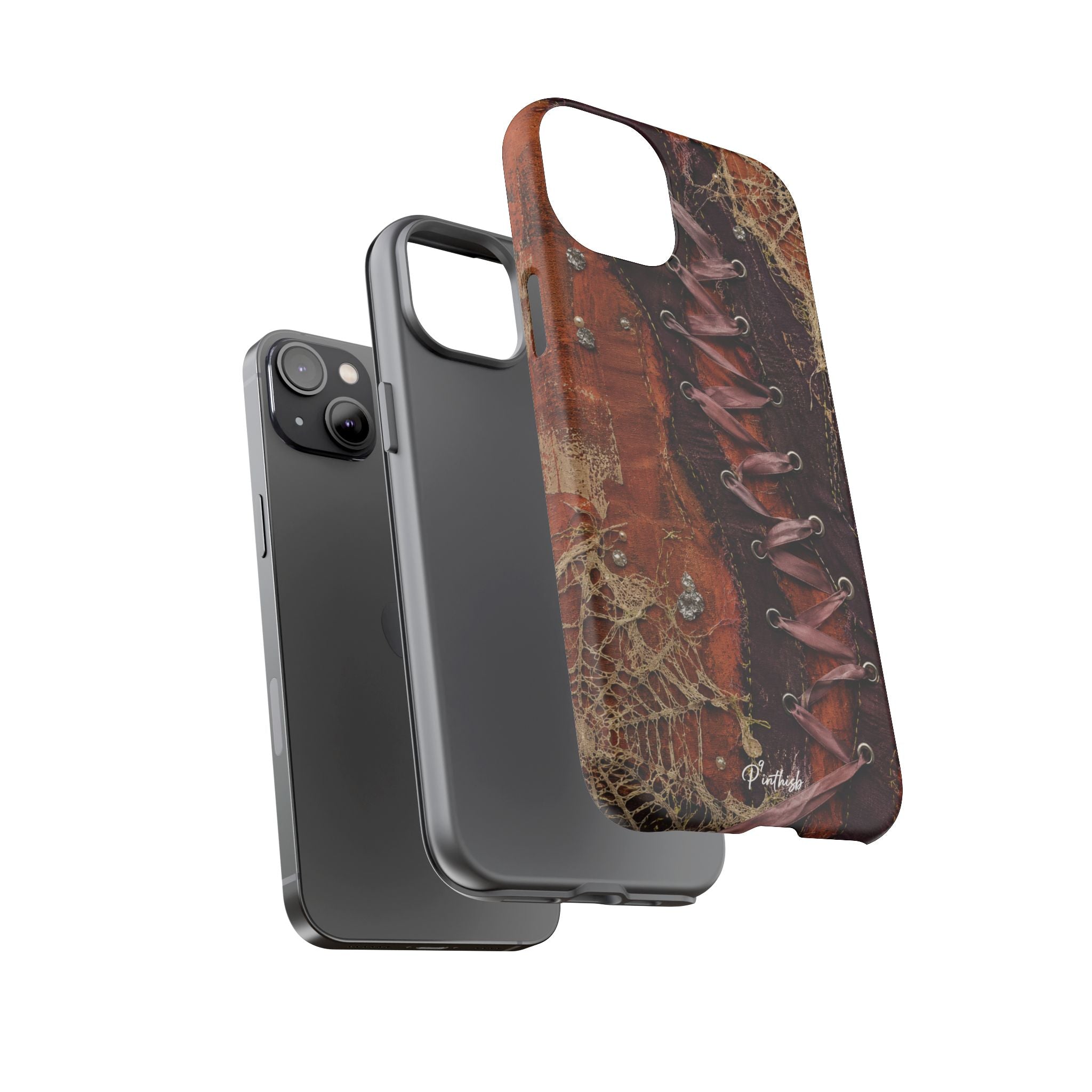 Vintage Leather Lace Tough Case