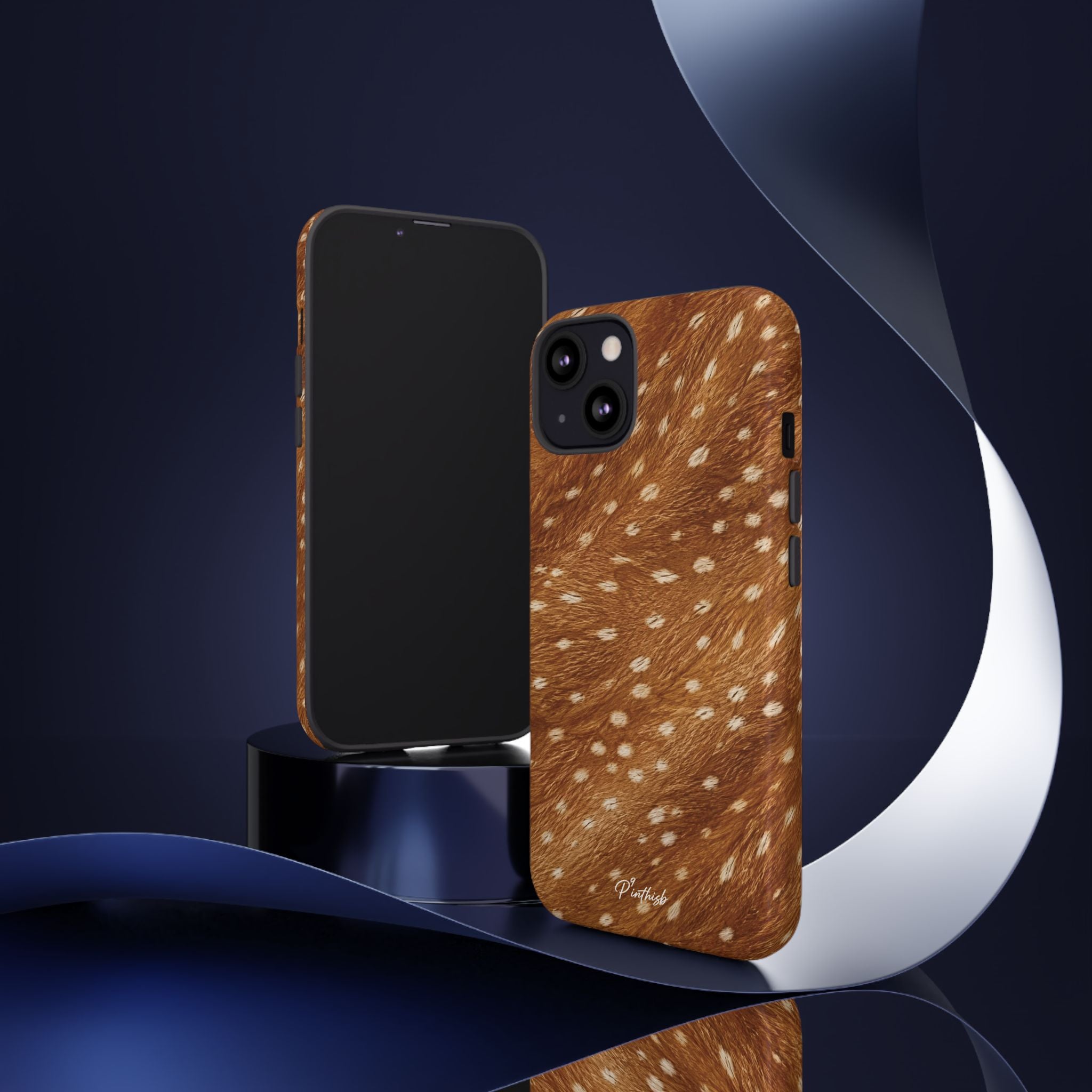 Caramel Deer Pattern Tough Case