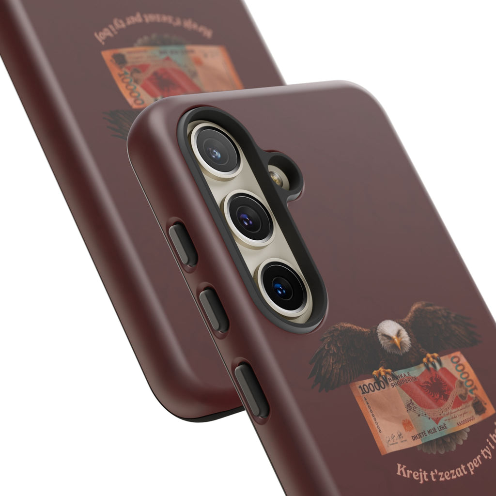"Krejt t'zezat për ty i boj" Albanian Tough Phone Case