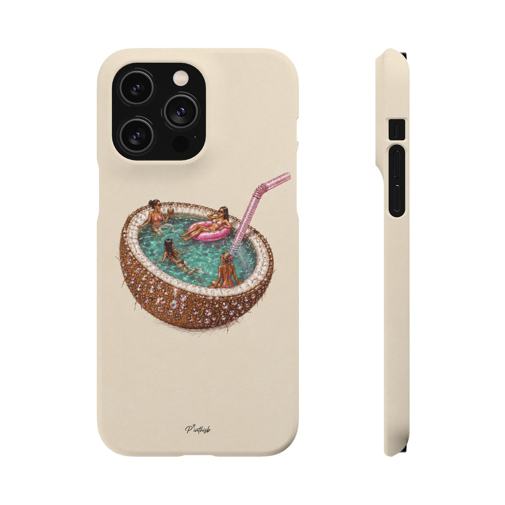 Coconut Pool Snap Phone Case