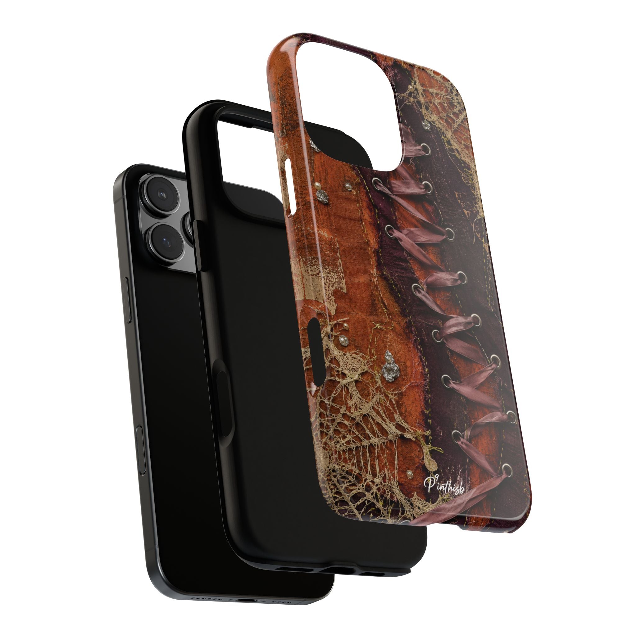 Vintage Leather Lace Tough Case