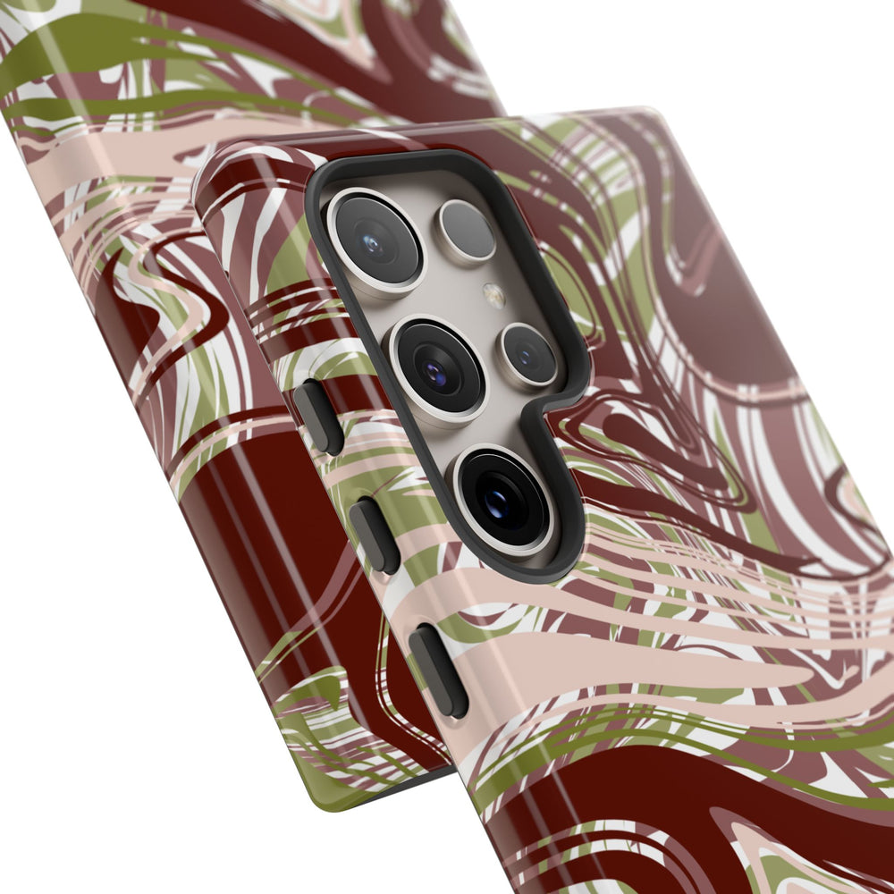 Abstract Marbled Tough Phone Case