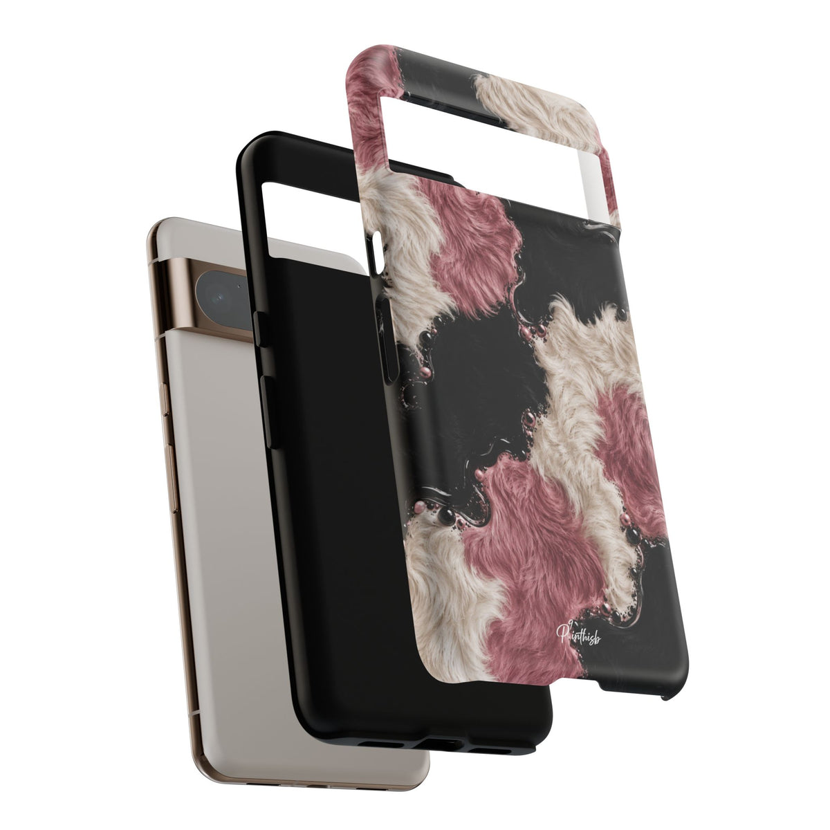 Cow Print Swirl Tough Case