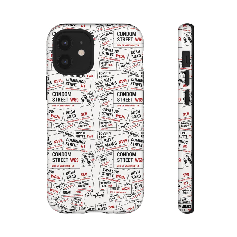 Cheeky London Street Signs Phone Case