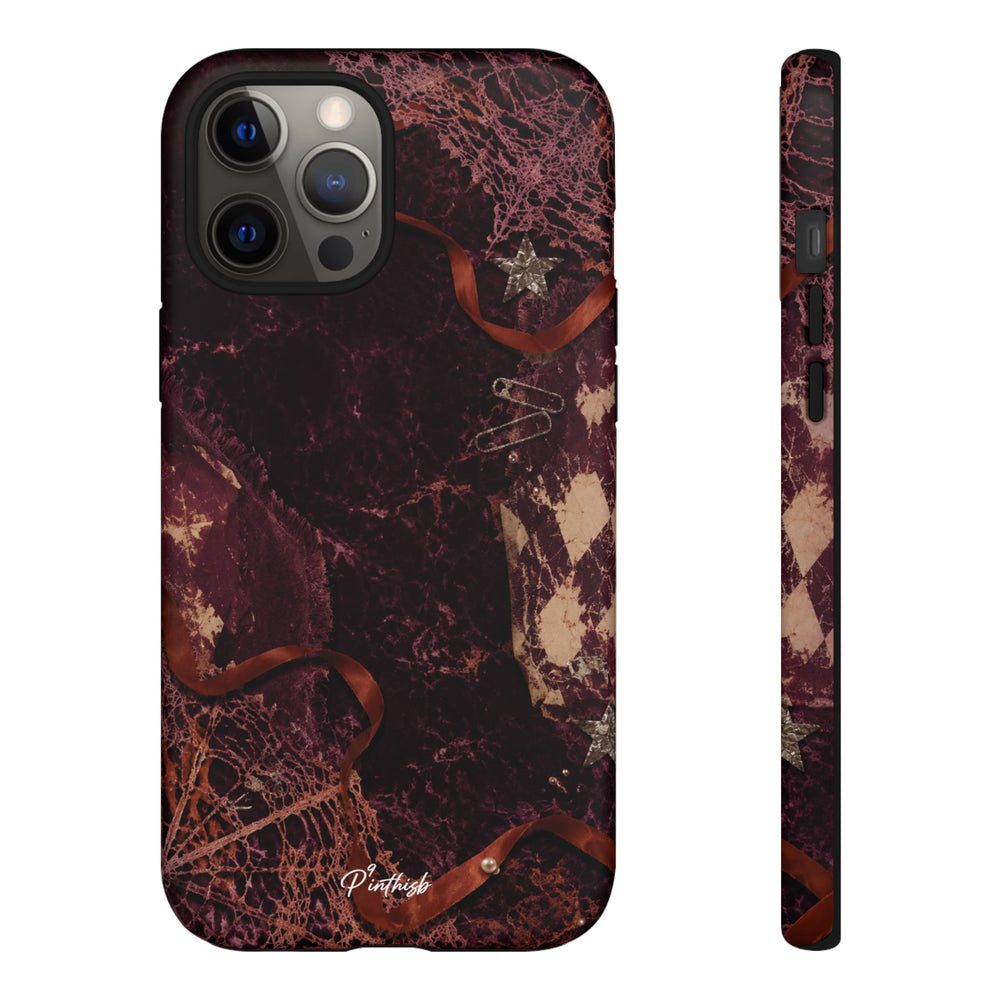 Dark Maroon Vintage Tough Case
