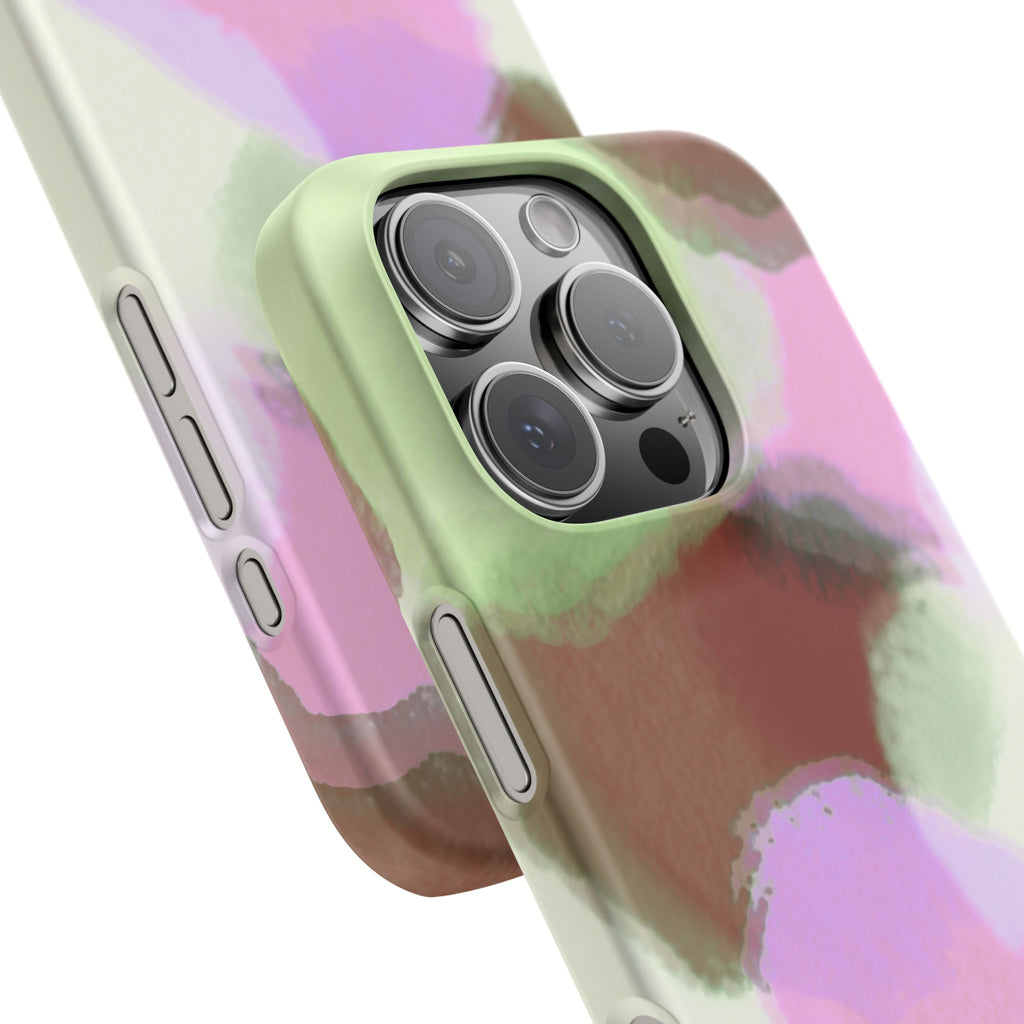 Abstract Pastel Camouflage Snap Phone Case