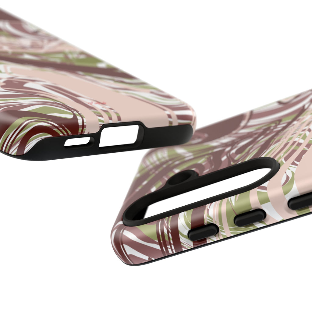 Abstract Marbled Tough Phone Case
