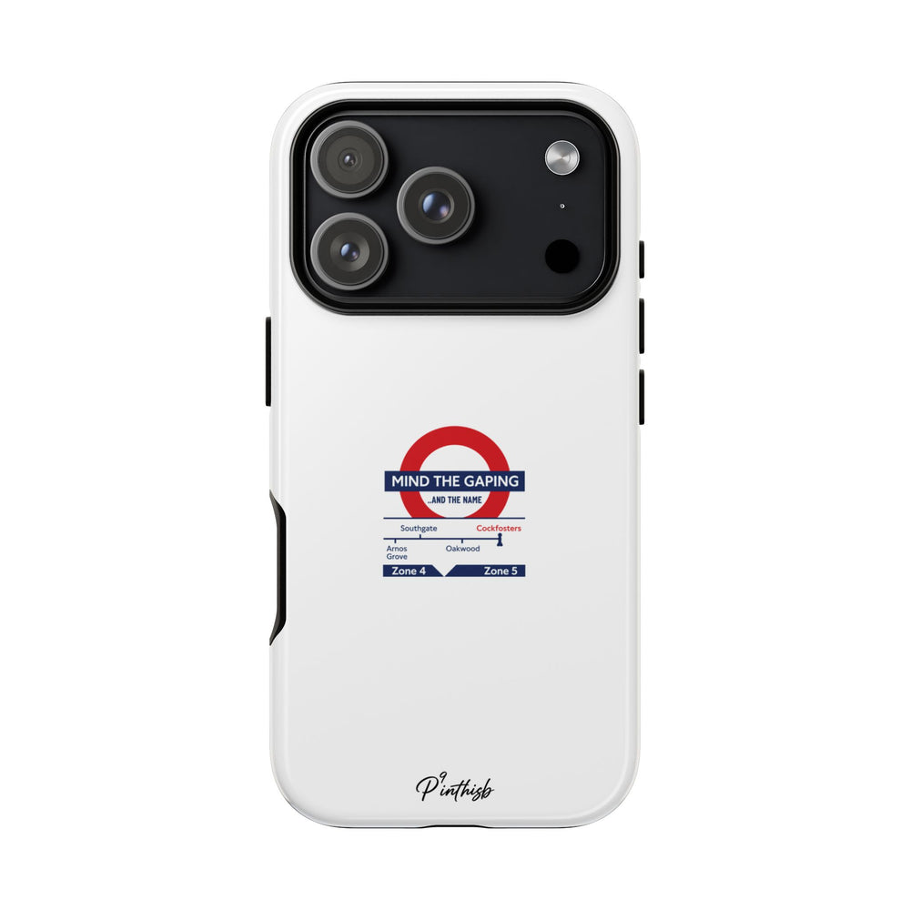 "Mind the Gaping" London Tube Parody Phone Case