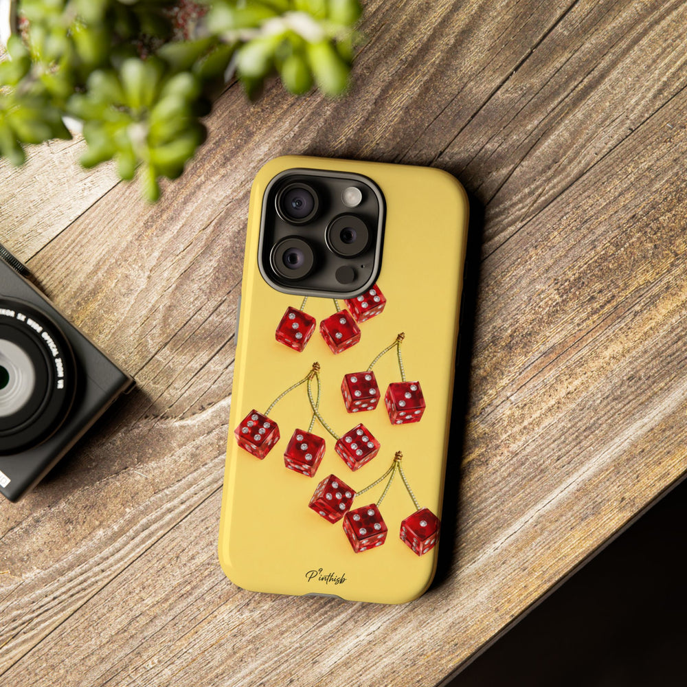 Cherry Dice Tough Phone Case