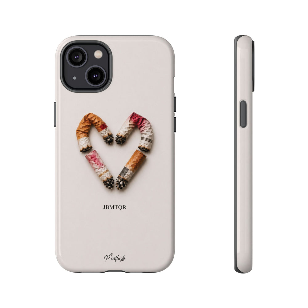 Cigarette Heart Butts "JBMTQR" Tough Case