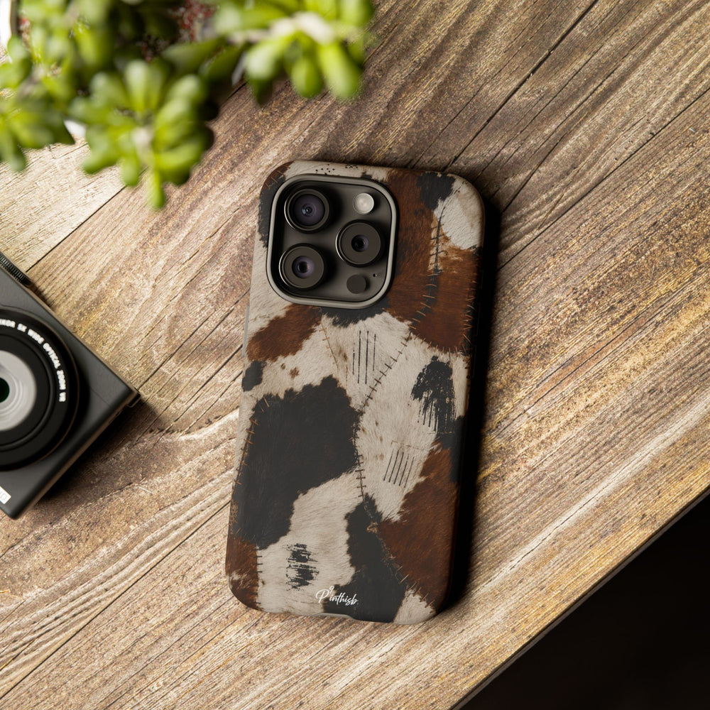 Brown & Black Animal Print Tough Case