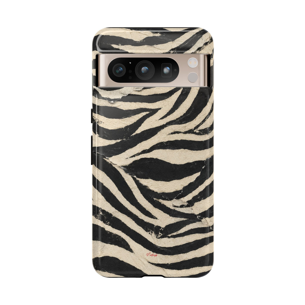 Wavy Peach & Mauve Tough Case