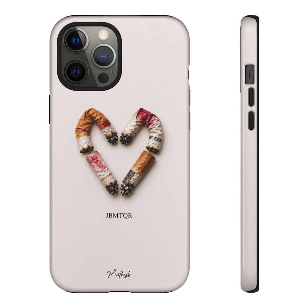 Cigarette Heart Butts "JBMTQR" Tough Case