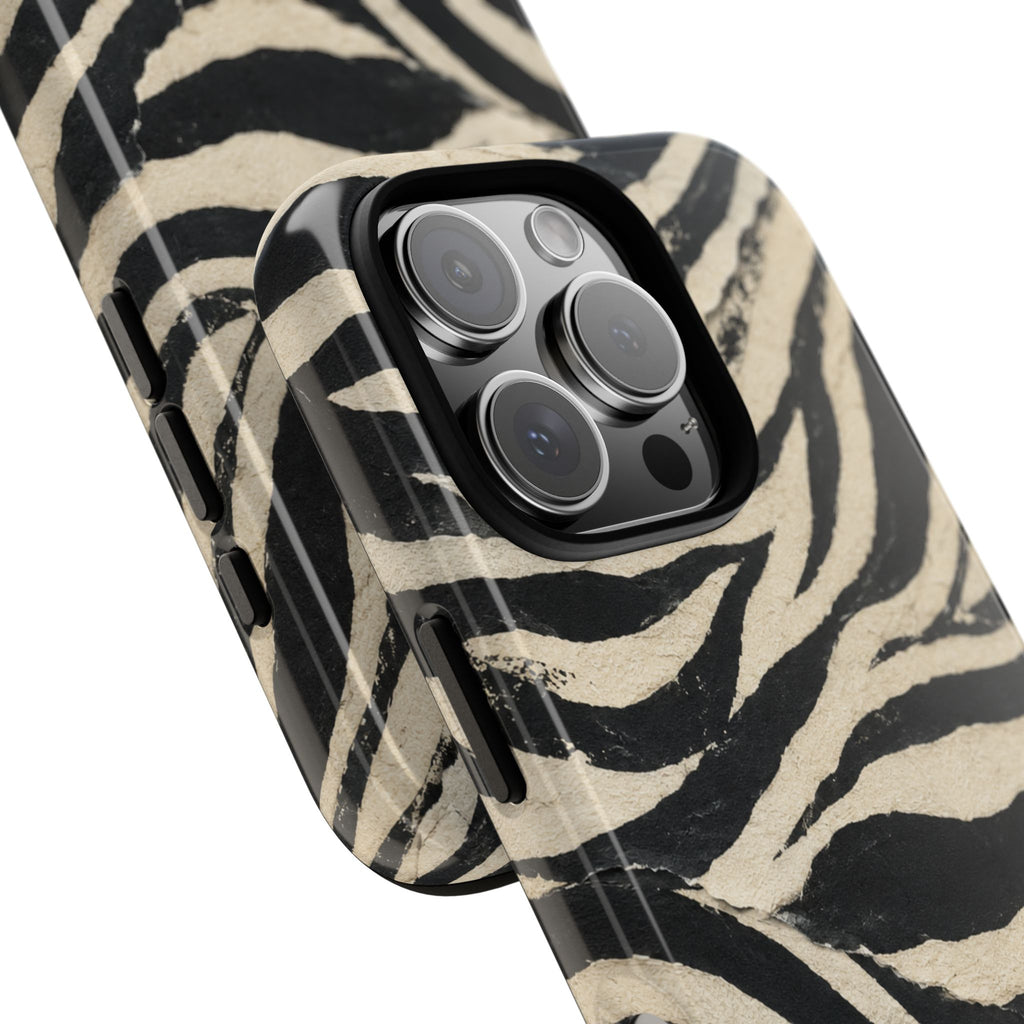 Zebra Stripe Tough Phone Case