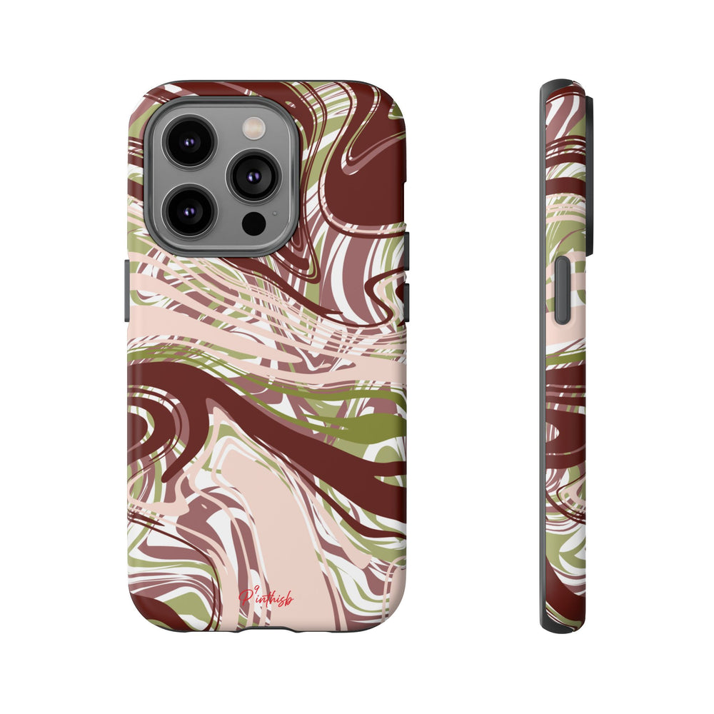 Abstract Marbled Tough Phone Case