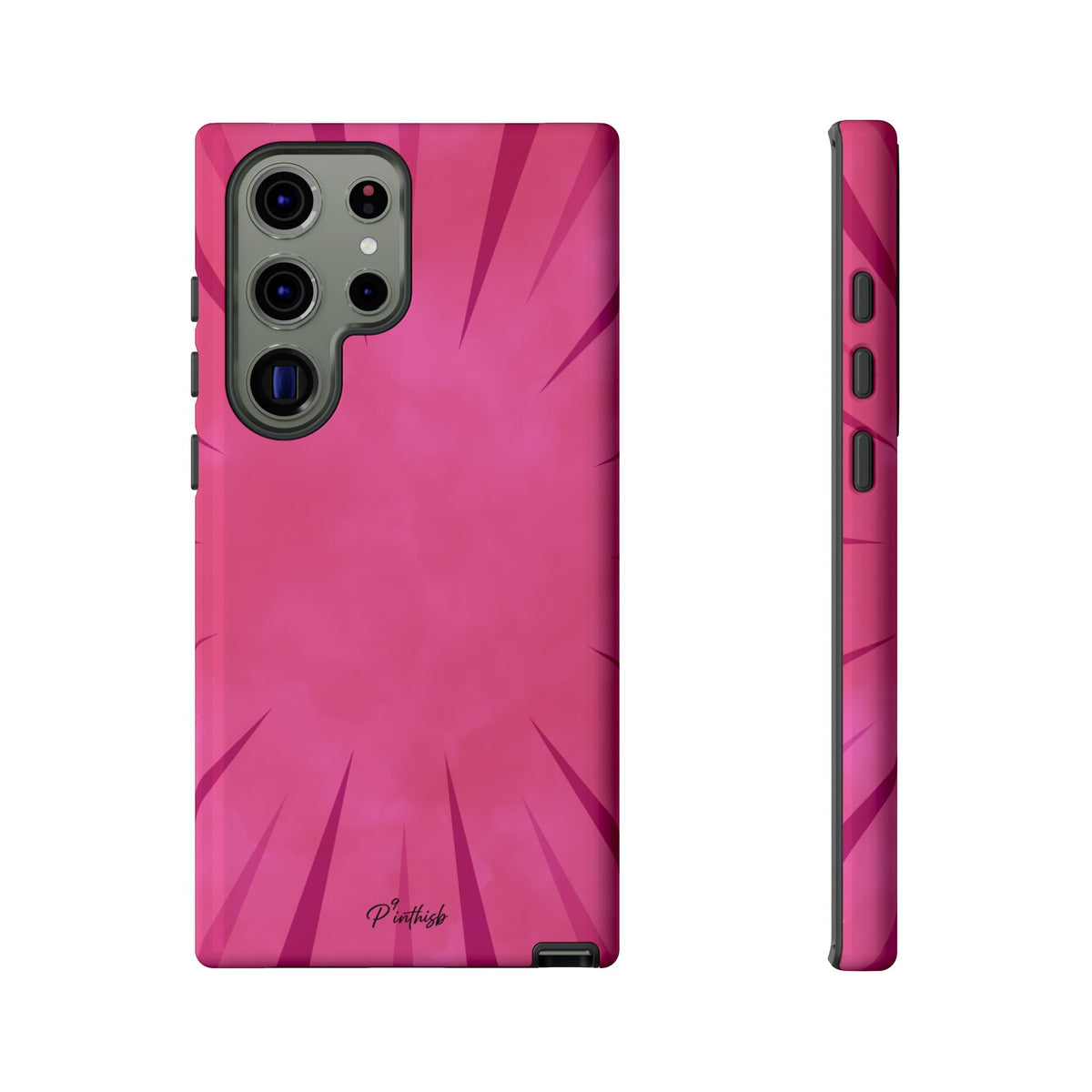Pink Burst Tough Phone Case