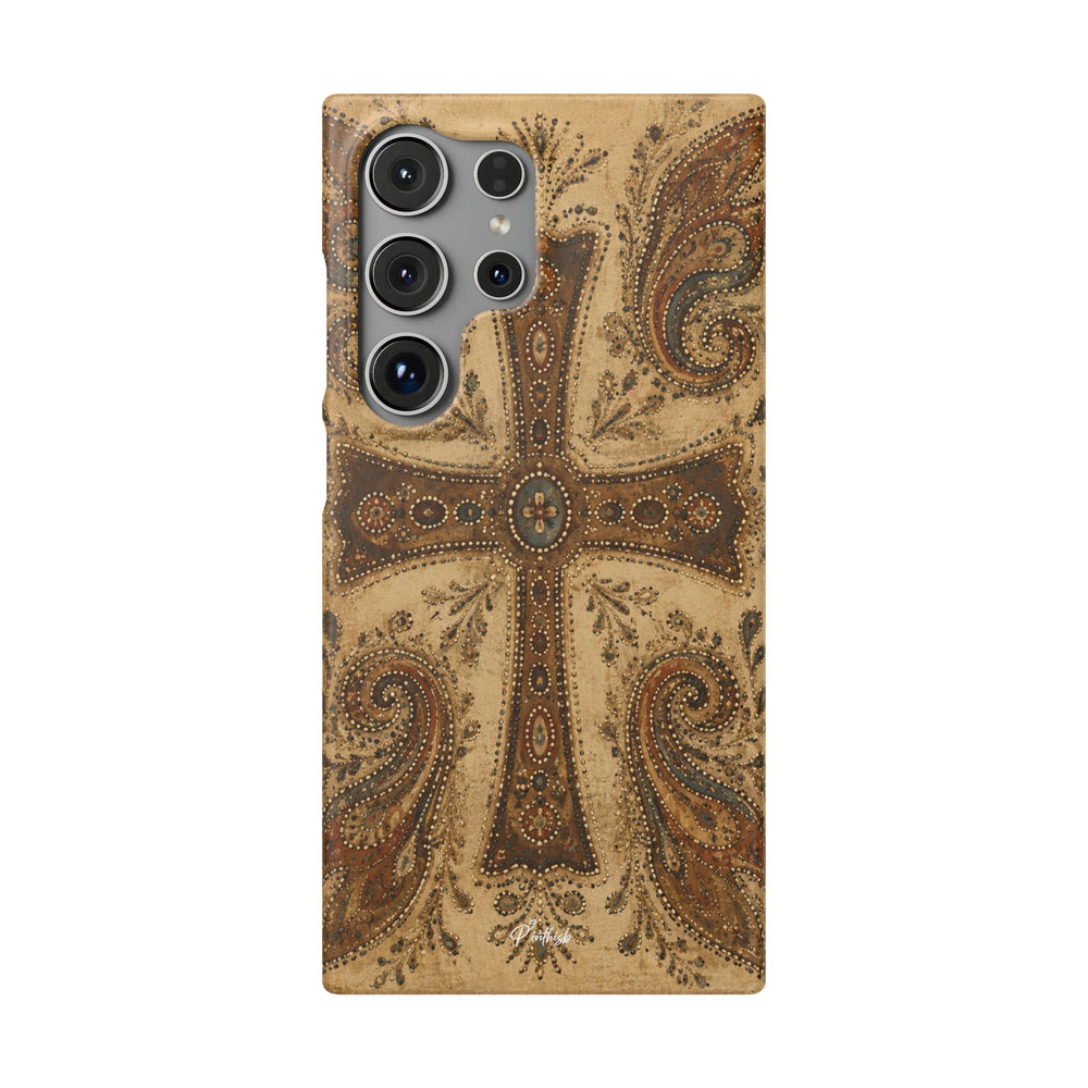 Cross Paisley Snap Case