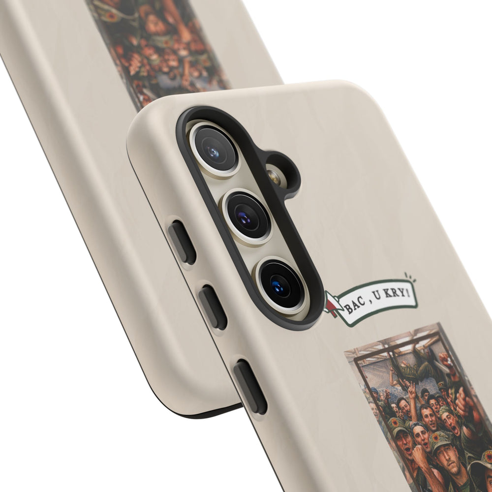 "BAC, U KRY!" Albanian Tough Phone Case