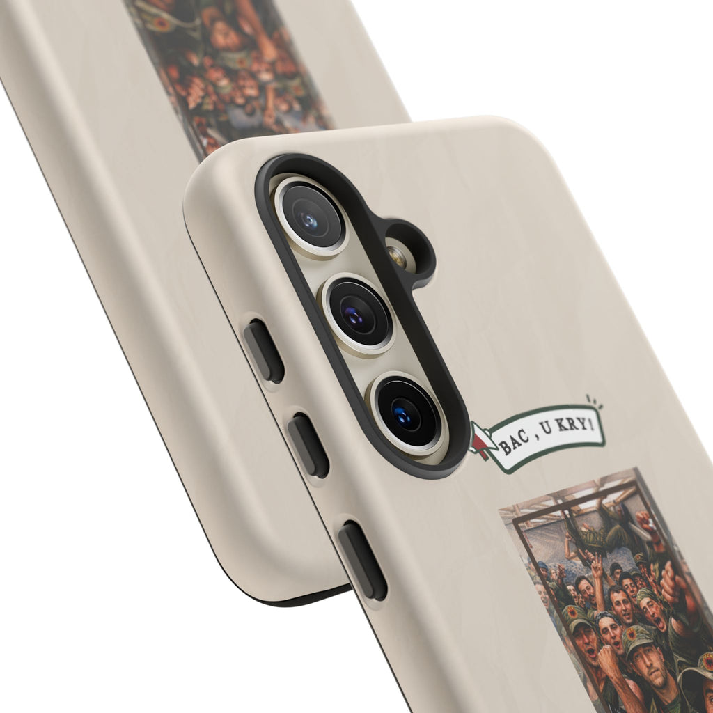 "BAC, U KRY!" Albanian Tough Phone Case