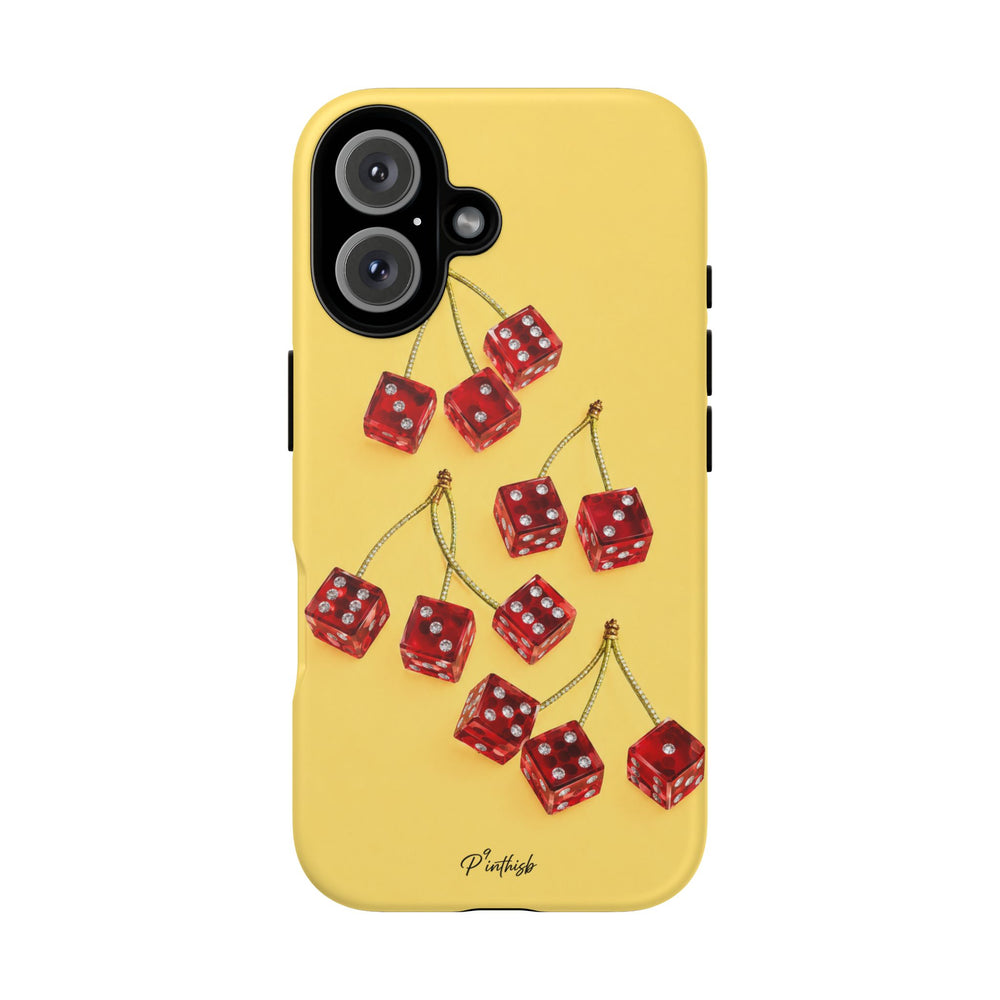 Cherry Dice Tough Phone Case