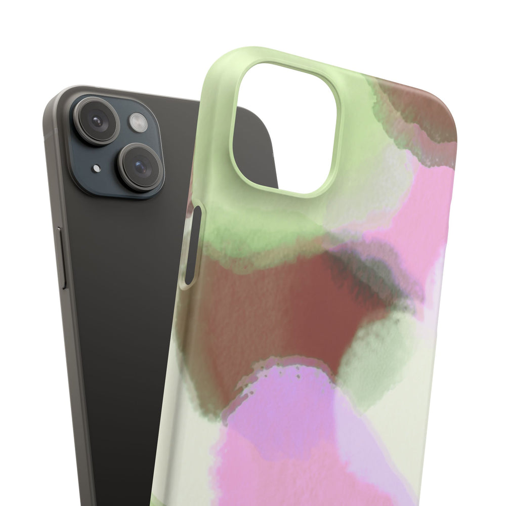 Abstract Pastel Camouflage Snap Phone Case