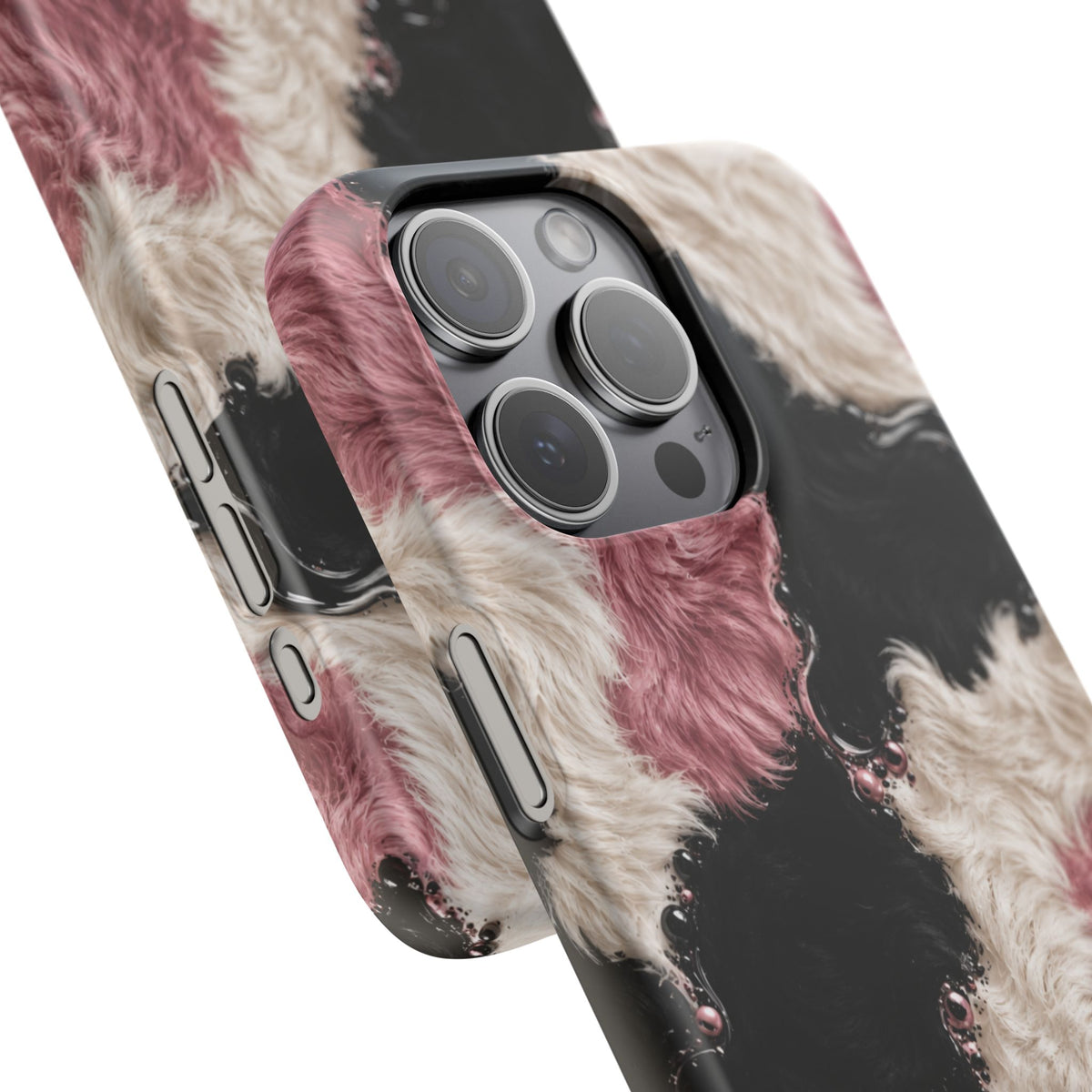 Cow Print Swirl Snap Case